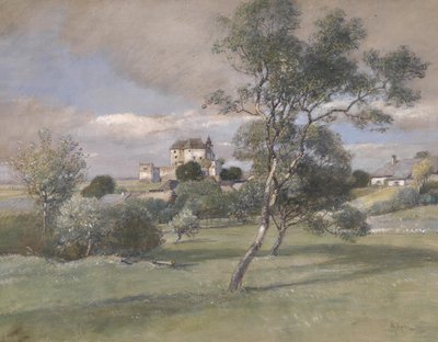 Albrechtsberg Castle in the Waldviertel by Rudolf Ribarz